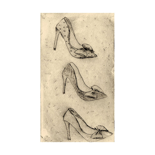 THREE STILETTOS (2) (unframed)